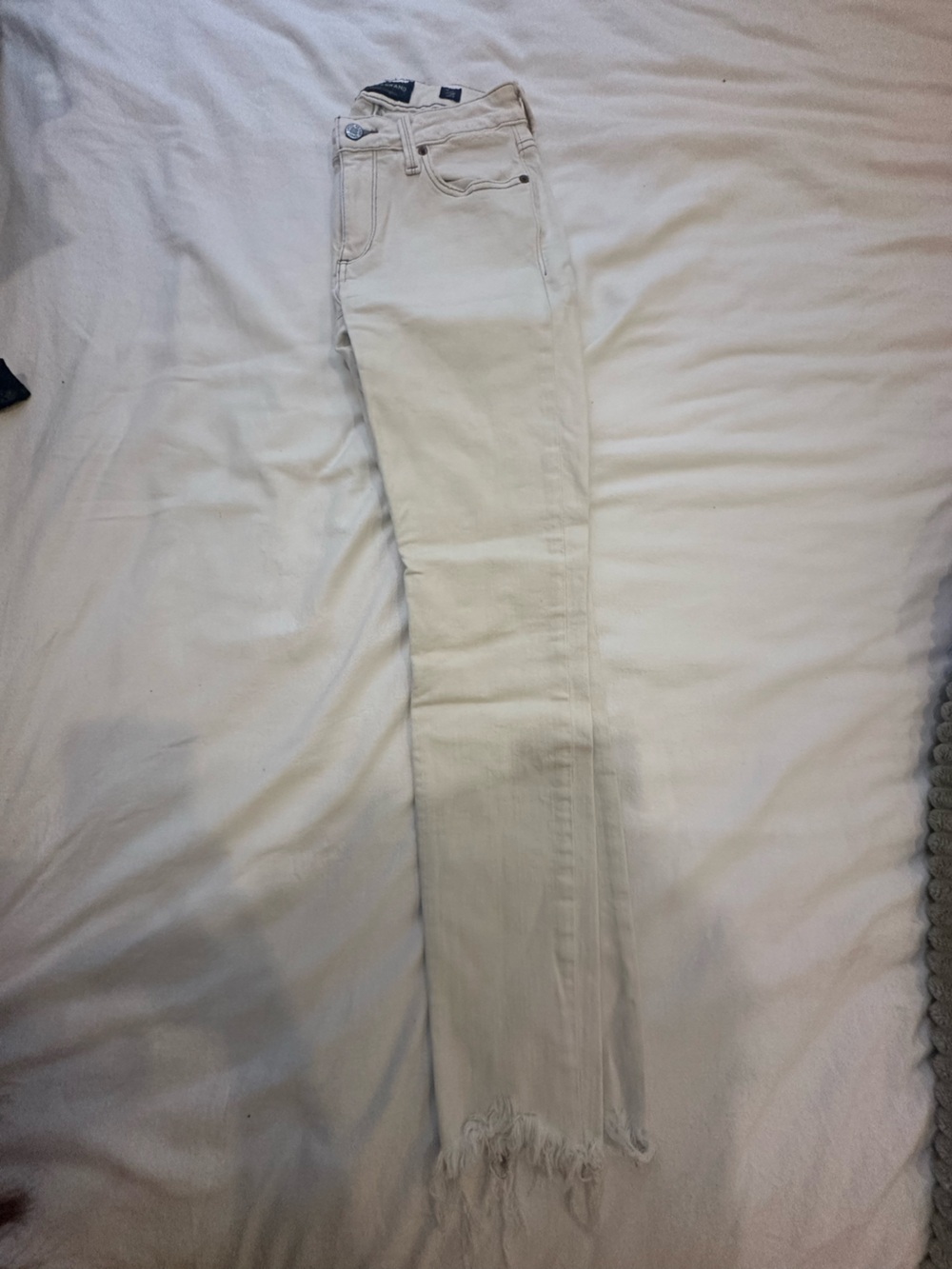Lucky Brand Off-White Ankle Jeans